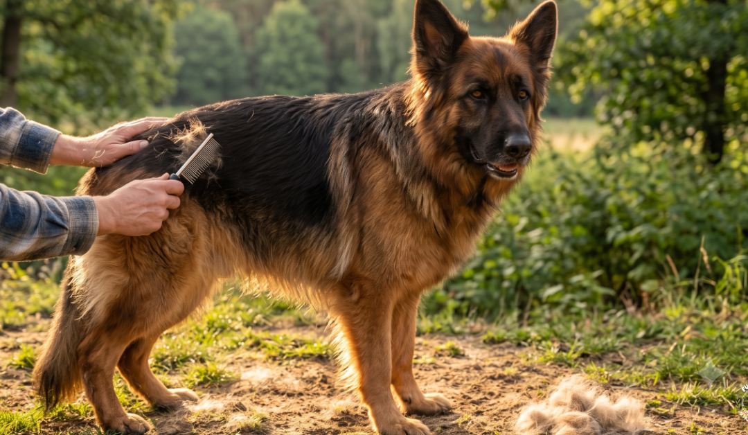 De vacht van de Duitse Herder — verzorgen, verharen en alles daartussen
