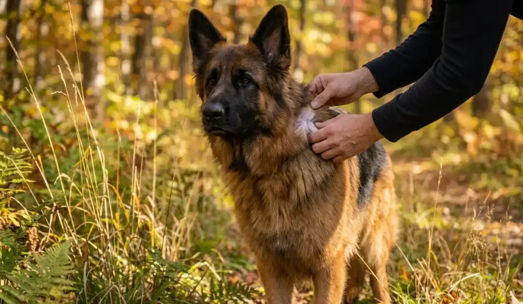 Teken bij de Duitse Herder: zo controleer, verwijder en voorkom je ze