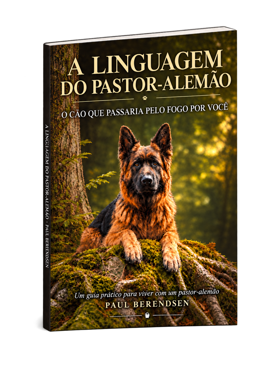 Braziliaans-Portugese paperback met Duitse herder